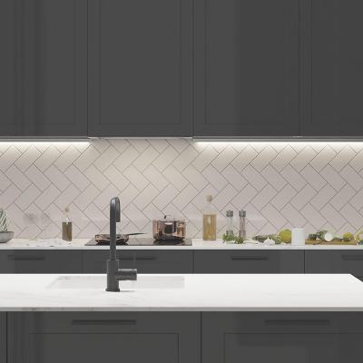 Perfil De Sobrepor Taschibra Para Fita De Led Apex 24 Com 2 Metros Preto