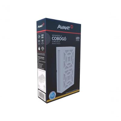 Arandela Led Cobogó Circolo 12w 3000k Branco Biv Ip65 Avant