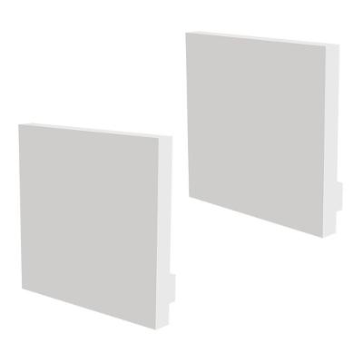 Perfil Para Fita De Led Sobrepor Taschibra Cimo Borda Infinita Kit 3 Metros Branco
