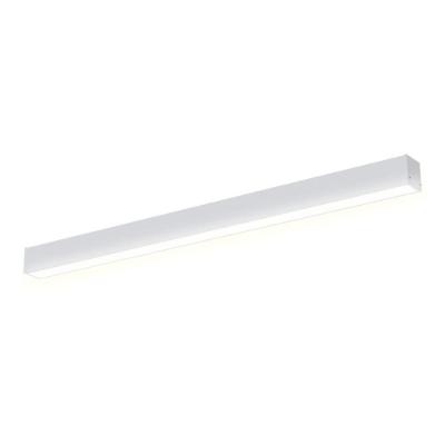 Luminária Sobrepor Taschibra Vetor Led Linear 35w Bivolt Branca 6500k Luz Fria