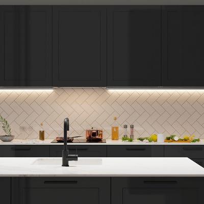 Perfil Para Fita De Led Sobrepor Taschibra Sope Com 1,5 Metros Preto