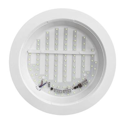 6 Painéis Placa De Led Taschibra 24w Lys Redondo Sobrepor 3000k Luz Quente