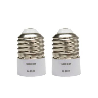 Soquete Adaptador Taschibra De Lâmpada E27 Para E14 Kit 2 Peças