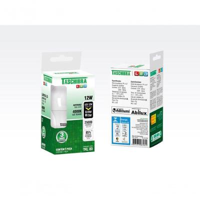 Lâmpada Led Bulbo Tkl 12w Taschibra E27 Bivolt 4000k Luz Neutra