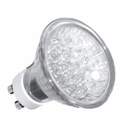 Lâmpada Dicróica Mr16 Led Gu10 1w 18 Leds 220v Cor Da Luz Branco Frio