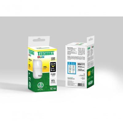 Lâmpada Led Bulbo Tkl 17w Taschibra E27 Bivolt 3000k Luz Quente