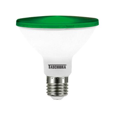 Lâmpada Led Taschibra Par 38 E27 Ip65 Verde Bivolt