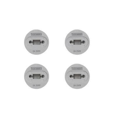 Soquete Adaptador Taschibra P/ Lâmpada Tubo Ho R17d/g13 Kit 4 Peças