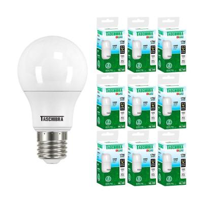 Kit 10 Lâmpadas Led Bulbo Tkl 17w Taschibra E27 Bivolt 6500k Luz Fria