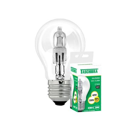 Lâmpada Halógena Taschibra A55 42w E27 2700k 220v