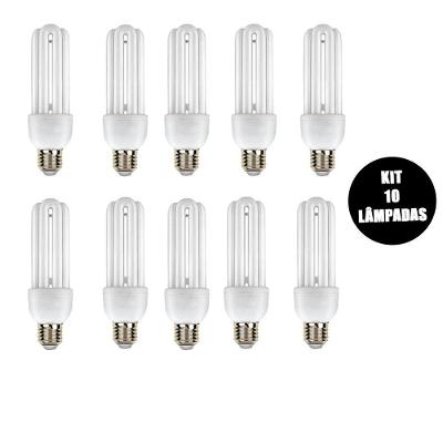 Lampada Fluorescente 220v 10 Uni 15w Branco Frio Iluminaçao