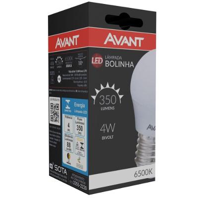Lâmpada Led Bolinha 4w 6500k Branco 6500k