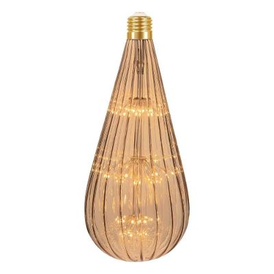 Lâmpada Led Taschibra Vintage Fireworks Bt125 E27 Bivolt 2200k Amarelo âmbar