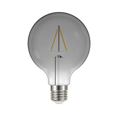 Lâmpada Led Filamento G95 Taschibra E27 Fumê Bivolt