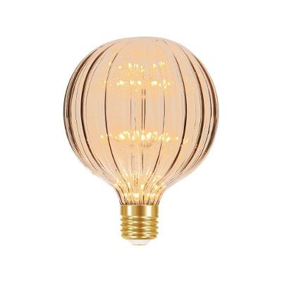 Lâmpada Led Taschibra Vintage Fireworks G125 E27 Bivolt 2200k Amarelo âmbar