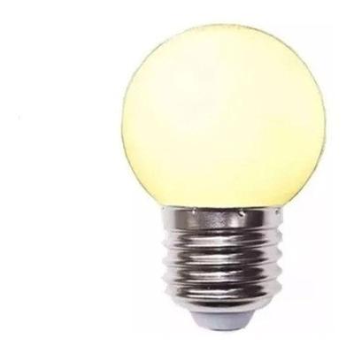 Mini Lâmpada Bolinha G45 Led 3W E27 Colorida Da Lâmpada Branco Quente
