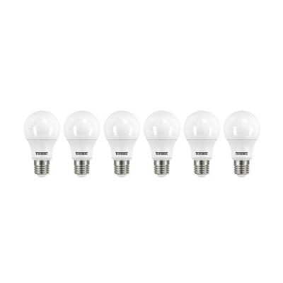 Pack 6 Lâmpadas Led Bulbo Tkl 9w Taschibra E27 Bivolt 6500k Luz Fria