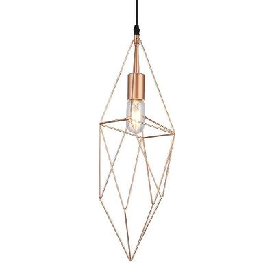 Lustre Pendente Taschibra Aramado Península Cobre E27 Bivolt