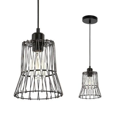 Lustre Pendente Taschibra Forms M 170 Preto E27 Bivolt