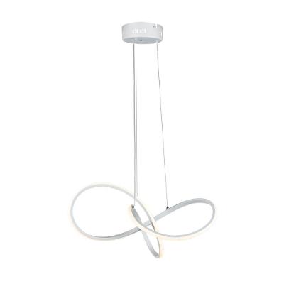 Lustre Pendente Taschibra Design Tóquio 30w Led 45cm Luz Quente 3000k Bivolt Branco