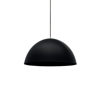 Lustre Pendente Taschibra Td 821f Médio E27 Bivolt Preto Fosco