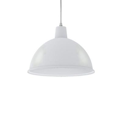 Lustre Pendente Taschibra Td 821 E27 Bivolt Branco Fosco