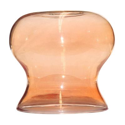 Vidro De Reposição Taschibra Pendente Lustre Aisha Liso Conhaque