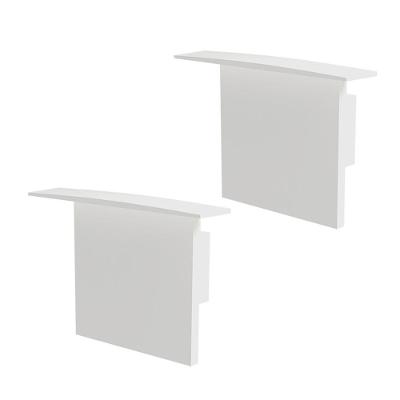 Kit Acessórios Taschibra Para Perfil Embutir 2,8x3,5cm Apex 35 Branco