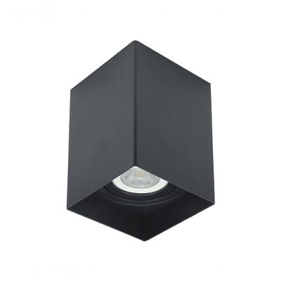 Spot De Sobrepor Recuado Quadrado Par20 Cor Produto Preto