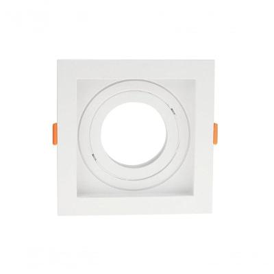 Spot Recuado De Embutir Quadrado Móvel Par 20 Branco Taschibra