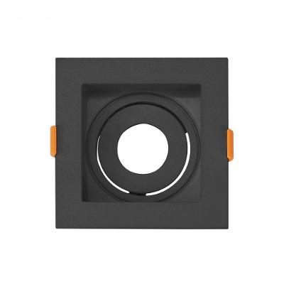 Mini Spot Dicroica De Embutir Recuado Quadrado Led 3,5w Cor Preto Cor Da Lâmpada 3000k