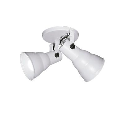 Spot De Sobrepor Hol Duplo Circular Direcionável 2xe27 Taschibra Bivolt Branco