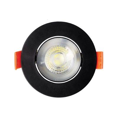Spot Led Redondo De Embutir Easy 5w Preto Bivolt Llum 4000k Luz Neutra