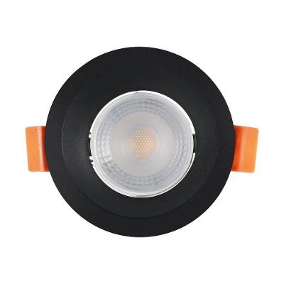 Kit 10 Spot De Led Recuado Embutir Redondo 6w Bivolt Preto Blumenau 6500k Luz Fria