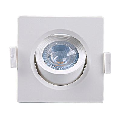 Kit 10 Spot De Led Embutir Alltop Mr16 Quadrado 5w Bivolt Taschibra 6500k Luz Fria