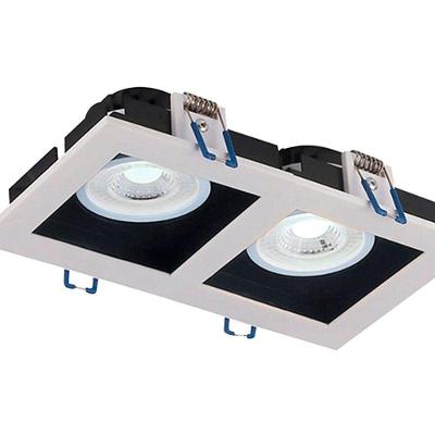 Spot Led Taschibra Quadrado Recuado Duplo Embutir Frame 10w Bivolt 6500k Luz Fria