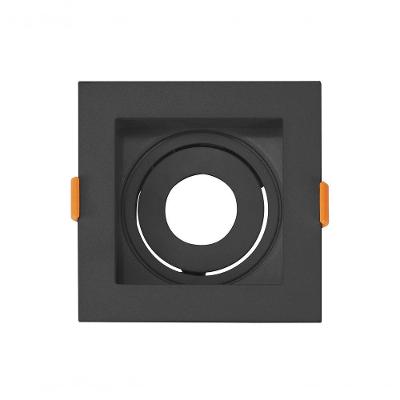 Mini Spot Dicroica De Embutir Recuado Quadrado Led 3,5w Cor Preto Cor Da Lâmpada 4000k