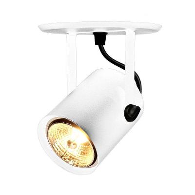 Spot De Sobrepor Direcionável Cannon Ar70 Redondo Taschibra Branco