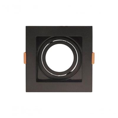 Spot Recuado De Embutir Quadrado Móvel Par30 Preto Taschibra