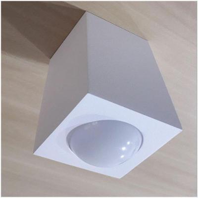 Spot Sobrepor Branco Quadrado Kube Para E27
