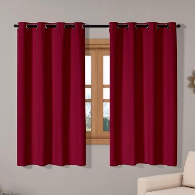 Cortina Isa Varão Tecido Oxford 2,00M X 1,40M P/ Janela - Vermelho