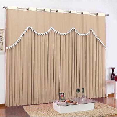 Cortina Maya Para Varão Tecido Malha Gel 2,00 X 1,80m Cáqui
