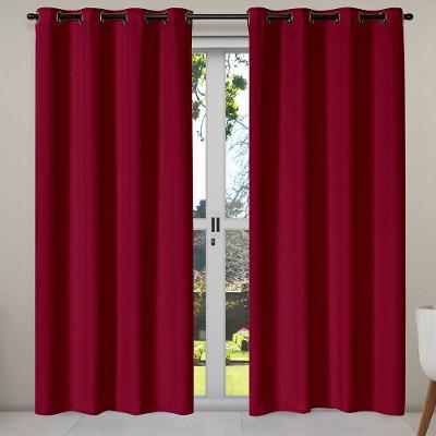 Cortina Isa Varão Tecido Oxford 4,00M X 2,50M - Vermelho