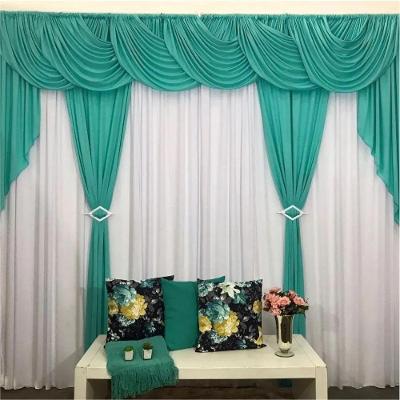 Cortina Sedução Para Varão Em Malha 4,00m X 2,60m Sala Quarto - Verde