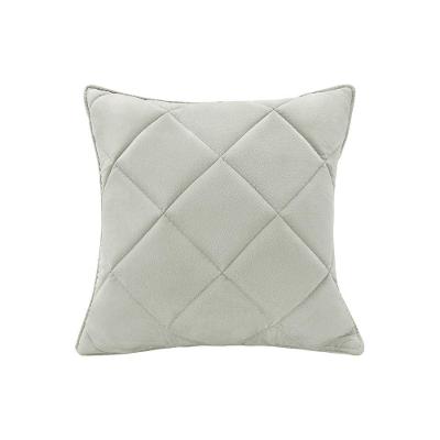 Almofada Decorativa Nina Matelassê 48X48 Veludo Prata
