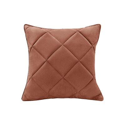 Almofada Decorativa Nina Matelassê 48X48 Veludo Cobre