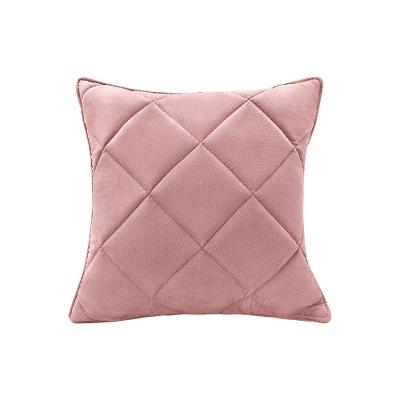 Almofada Decorativa Nina Matelassê 48X48 Veludo Rosa