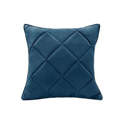 Almofada Decorativa Nina Matelassê 48X48 Veludo Azul Marinho