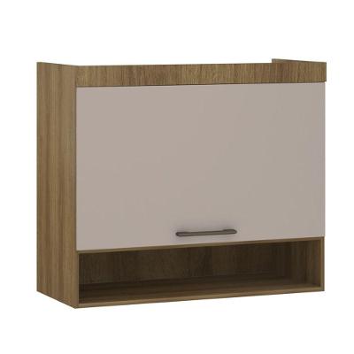 Modulo Guarda Roupa Eucamoveis Paris 1porta Basculante Avela/cinammon
