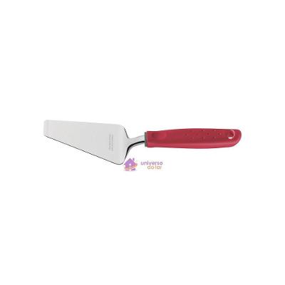 Espátula Para Pizza Tramontina Utilitá Em Aço Inox Com Cabo De Polipropileno Vermelho Tramontina
